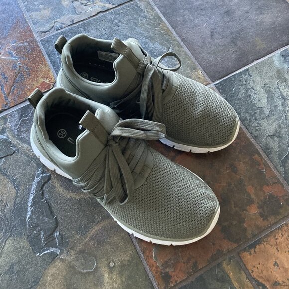 Feather Light Running Shoes, size 7, khaki color - Picture 2 of 5